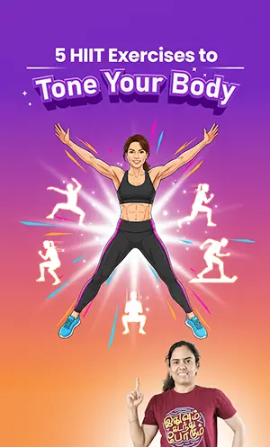 5 HIIT exercises to tone your body women fitness YouTube Shorts